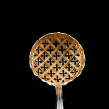 Load image into Gallery viewer, Antique Solid Silver Sugar Sifter Spoon - Francis Higgins 1856