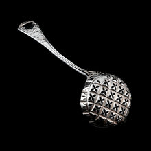 Load image into Gallery viewer, Antique Solid Silver Sugar Sifter Spoon - Francis Higgins 1856