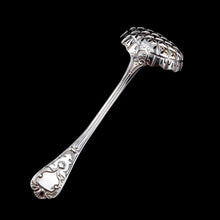 Load image into Gallery viewer, Antique Solid Silver Sugar Sifter Spoon - Francis Higgins 1856