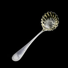 Load image into Gallery viewer, A Victorian Solid Silver Sugar Sifter Spoon - Martin Hall & Co. 1876