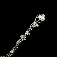 Load image into Gallery viewer, Antique Victorian Solid Sterling Silver Sugar Sifter Spoon with Grape Vine Design - Taylor & Perry 1853