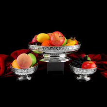 Load image into Gallery viewer, Antique Victorian Solid Silver Bowls, Set of Three with Roman Frieze - Elkington & Co 1895