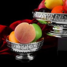Load image into Gallery viewer, Antique Victorian Solid Silver Bowls, Set of Three with Roman Frieze - Elkington & Co 1895
