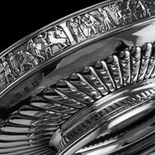 Load image into Gallery viewer, Antique Victorian Solid Silver Bowls, Set of Three with Roman Frieze - Elkington & Co 1895