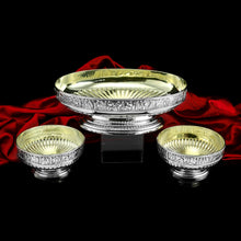 Load image into Gallery viewer, Antique Victorian Solid Silver Bowls, Set of Three with Roman Frieze - Elkington & Co 1895