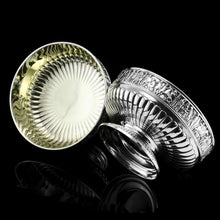 Load image into Gallery viewer, Antique Victorian Solid Silver Bowls, Set of Three with Roman Frieze - Elkington & Co 1895