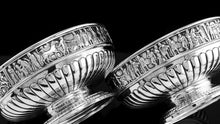 Load image into Gallery viewer, Antique Victorian Solid Silver Bowls, Set of Three with Roman Frieze - Elkington & Co 1895