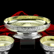 Load image into Gallery viewer, Antique Victorian Solid Silver Bowls, Set of Three with Roman Frieze - Elkington & Co 1895