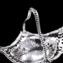Load image into Gallery viewer, Antique Victorian Small Silver Sweet Basket/Bonbon Dish - Charles Stuart Harris 1890 - Artisan Antiques