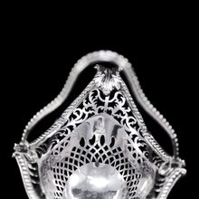 Load image into Gallery viewer, Antique Victorian Small Silver Sweet Basket/Bonbon Dish - Charles Stuart Harris 1890 - Artisan Antiques