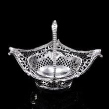 Load image into Gallery viewer, Antique Victorian Small Silver Sweet Basket/Bonbon Dish - Charles Stuart Harris 1890 - Artisan Antiques