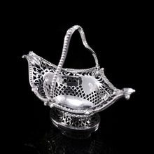 Load image into Gallery viewer, Antique Victorian Small Silver Sweet Basket/Bonbon Dish - Charles Stuart Harris 1890 - Artisan Antiques