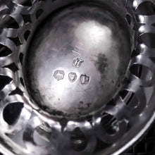 Load image into Gallery viewer, Antique Victorian Small Silver Sweet Basket/Bonbon Dish - Charles Stuart Harris 1890 - Artisan Antiques