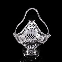Load image into Gallery viewer, Antique Victorian Small Silver Sweet Basket/Bonbon Dish - Charles Stuart Harris 1890 - Artisan Antiques
