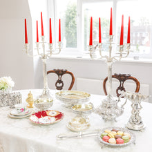 Load image into Gallery viewer, A Magnificent Pair of English Solid Sterling Silver 5-Light Candelabra, (58cm, 5kg+) Neoclassical Design - Hunt & Roskell (Late Storr Mortimer & Hunt)