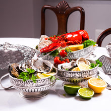 Load image into Gallery viewer, Antique Victorian Solid Silver Bowls, Set of Three with Roman Frieze - Elkington & Co 1895