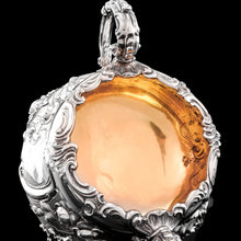 Load image into Gallery viewer, Antique Victorian Solid Silver 3 Piece Tea Set/Service with Fabulous 'Louis' Style Chasing and Figural Masks - Barnard 1857