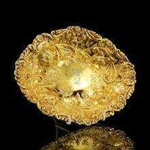 Load image into Gallery viewer, Majestic Antique Solid Silver Gilt Large Dishes / Bowls , Set of 3 - John Aldwinckle & Thomas Slater 1892