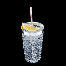 Load image into Gallery viewer, Stylish Antique Victorian Silver Mounted Cut Glass - John Grinsell & Sons 1889