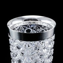 Load image into Gallery viewer, Stylish Antique Victorian Silver Mounted Cut Glass - John Grinsell & Sons 1889