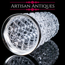 Load image into Gallery viewer, Stylish Antique Victorian Silver Mounted Cut Glass - John Grinsell & Sons 1889