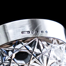 Load image into Gallery viewer, Stylish Antique Victorian Silver Mounted Cut Glass - John Grinsell & Sons 1889