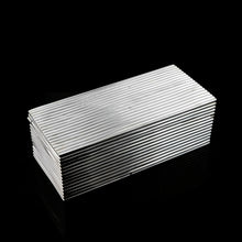 Load image into Gallery viewer, A Very Rare Victorian Solid Silver Large Box with Reeded Lines - L. Spiers 1891