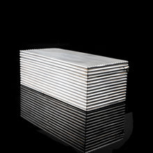 Load image into Gallery viewer, A Very Rare Victorian Solid Silver Large Box with Reeded Lines - L. Spiers 1891