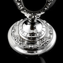 Load image into Gallery viewer, A Very Large Victorian Solid Silver Goblet/Cup, Gothic Decorations - Henry Holland 1868