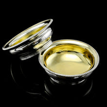 Load image into Gallery viewer, Antique Georgian Solid Silver Pair of Salt Cellars - Joseph Felix Podio 1809
