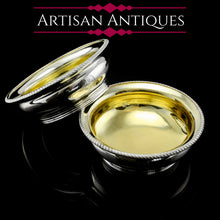 Load image into Gallery viewer, Antique Georgian Solid Silver Pair of Salt Cellars - Joseph Felix Podio 1809