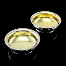 Load image into Gallery viewer, Antique Georgian Solid Silver Pair of Salt Cellars - Joseph Felix Podio 1809
