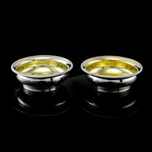 Load image into Gallery viewer, Antique Georgian Solid Silver Pair of Salt Cellars - Joseph Felix Podio 1809