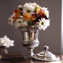 Load image into Gallery viewer, A Magnificent Antique Georgian Solid Silver Cup/Wine Cooler Grapevine & Figural Design - J W Story & W Elliott 1811