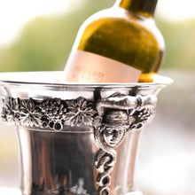 Load image into Gallery viewer, A Magnificent Antique Georgian Solid Silver Cup/Wine Cooler Grapevine & Figural Design - J W Story & W Elliott 1811