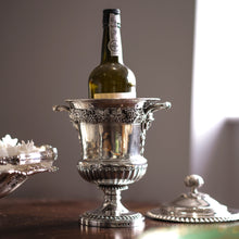 Load image into Gallery viewer, A Magnificent Antique Georgian Solid Silver Cup/Wine Cooler Grapevine & Figural Design - J W Story & W Elliott 1811