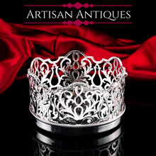 Load image into Gallery viewer, Rare & Large Antique Solid Silver Wine Coaster/Bottle Holder with Silver Base - Robert Garrard c.1840