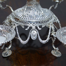 Load image into Gallery viewer, Antique Victorian English Solid Silver Epergne Centerpiece in Neoclassical Style - Charles Stuart Harris 1889
