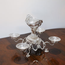 Load image into Gallery viewer, Antique Victorian English Solid Silver Epergne Centerpiece in Neoclassical Style - Charles Stuart Harris 1889