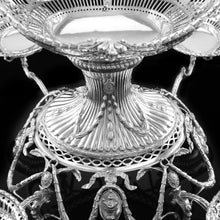 Load image into Gallery viewer, Antique Victorian English Solid Silver Epergne Centerpiece in Neoclassical Style - Charles Stuart Harris 1889