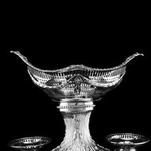 Load image into Gallery viewer, Antique Victorian English Solid Silver Epergne Centerpiece in Neoclassical Style - Charles Stuart Harris 1889
