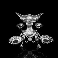 Load image into Gallery viewer, Antique Victorian English Solid Silver Epergne Centerpiece in Neoclassical Style - Charles Stuart Harris 1889