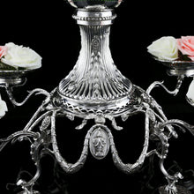 Load image into Gallery viewer, Antique Victorian English Solid Silver Epergne Centerpiece in Neoclassical Style - Charles Stuart Harris 1889
