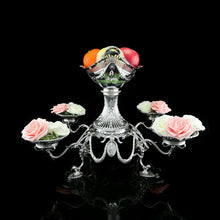 Load image into Gallery viewer, Antique Victorian English Solid Silver Epergne Centerpiece in Neoclassical Style - Charles Stuart Harris 1889