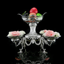 Load image into Gallery viewer, Antique Victorian English Solid Silver Epergne Centerpiece in Neoclassical Style - Charles Stuart Harris 1889