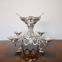 Load image into Gallery viewer, Antique Victorian English Solid Silver Epergne Centerpiece in Neoclassical Style - Charles Stuart Harris 1889