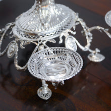 Load image into Gallery viewer, Antique Victorian English Solid Silver Epergne Centerpiece in Neoclassical Style - Charles Stuart Harris 1889