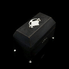 Load image into Gallery viewer, Antique Solid Silver Tea Caddy/Canister Set with Shagreen Box Case & Accessories - Peter (Pierre) Gillois 1759