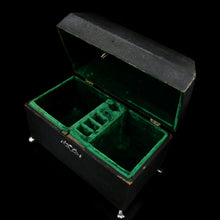Load image into Gallery viewer, Antique Solid Silver Tea Caddy/Canister Set with Shagreen Box Case & Accessories - Peter (Pierre) Gillois 1759