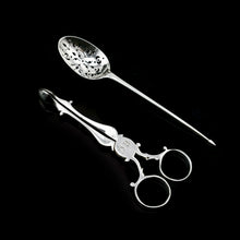 Load image into Gallery viewer, Antique Solid Silver Tea Caddy/Canister Set with Shagreen Box Case & Accessories - Peter (Pierre) Gillois 1759